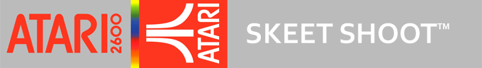 Skeet Shoot logo for Atari 2600